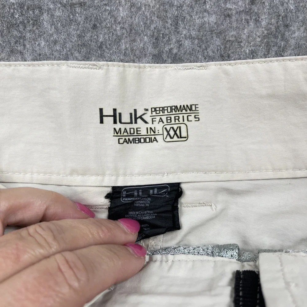 Huk Pursuit Shorts Mens XXL Khaki 7